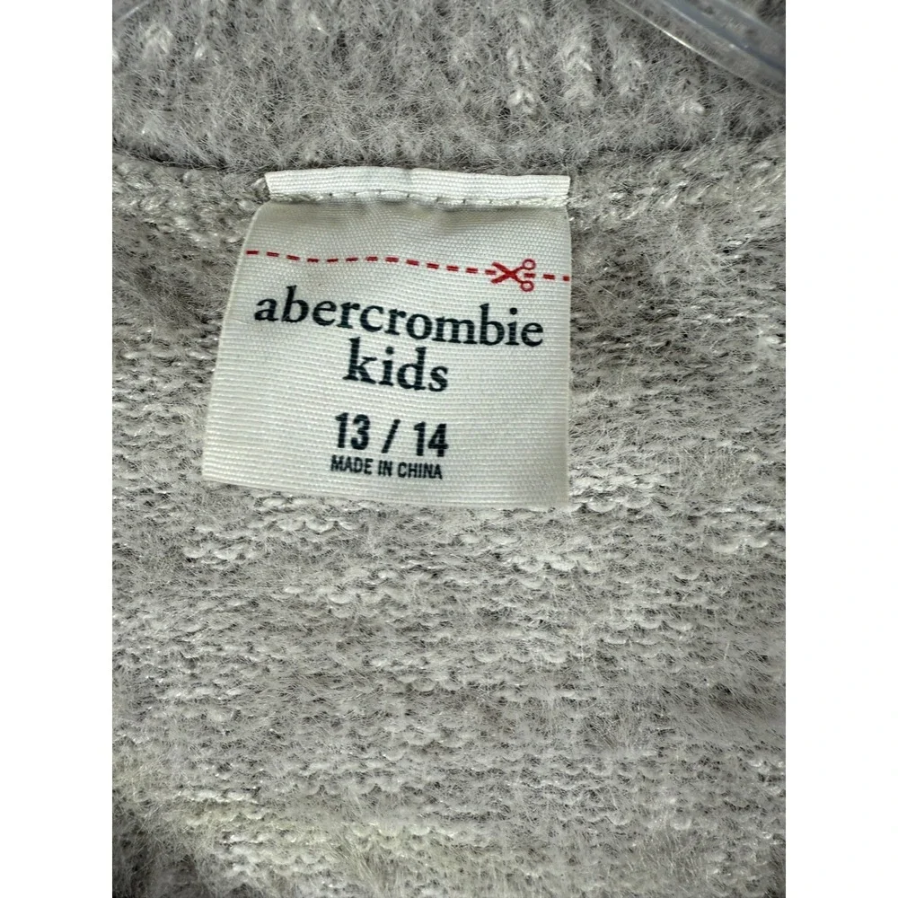Abercrombie and Fitch Kids super soft Argyle sweater size 13/14